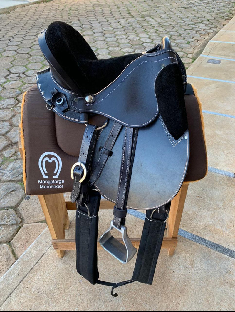 Sela Coqueluche nobuck preto