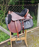 sela coqueluche nobuck preto/marrom - EM OFERTA DE NATAL