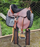 sela coqueluche nobuck preto/marrom - EM OFERTA DE NATAL