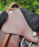 sela coqueluche nobuck preto/marrom - EM OFERTA DE NATAL